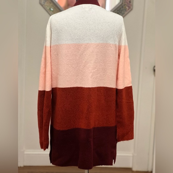 NWT J. Crew Multi Color Long Sweater Cardigan - Picture 9 of 11